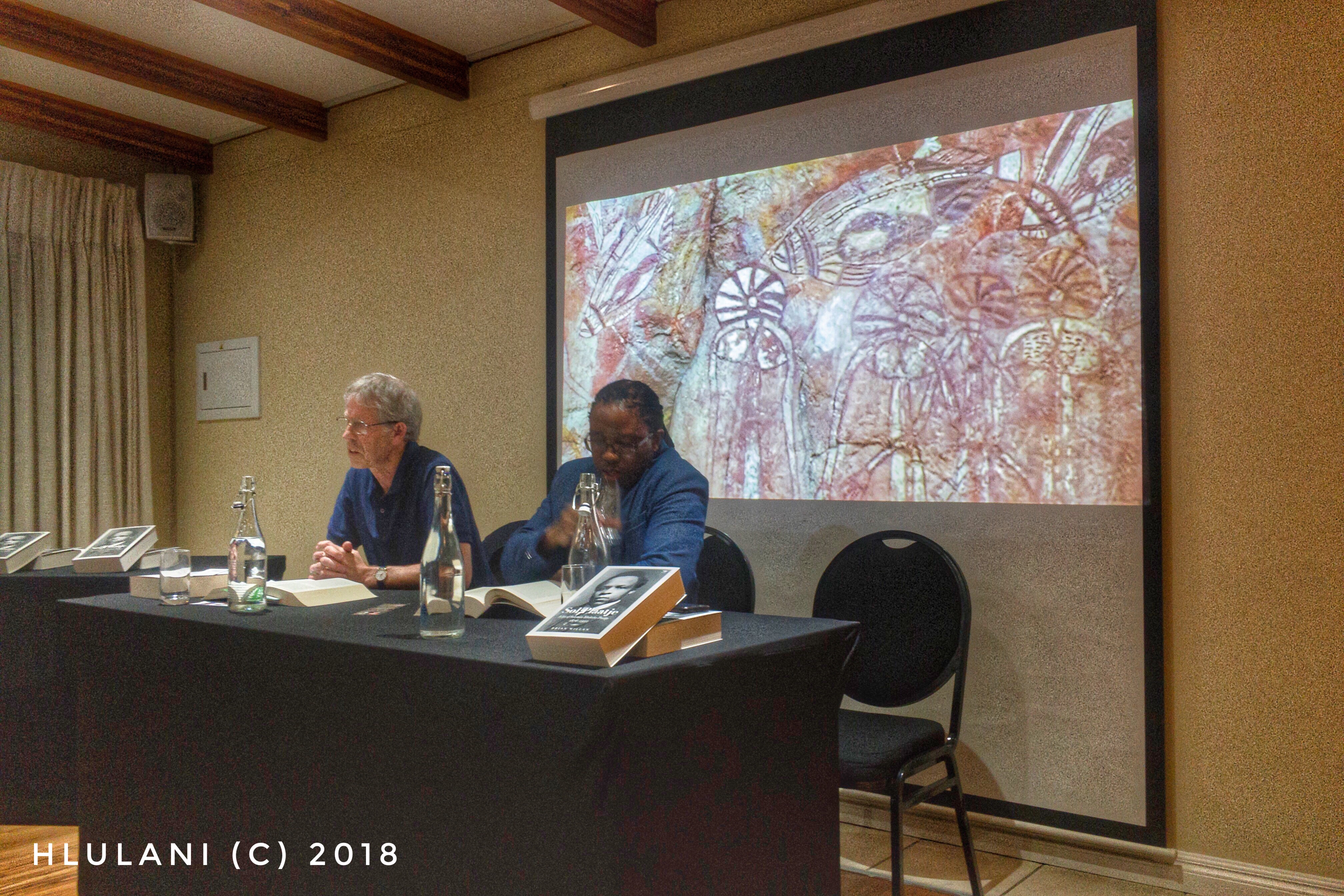 Brian Willan and Sabata-mpho Mokae guiding our guests.